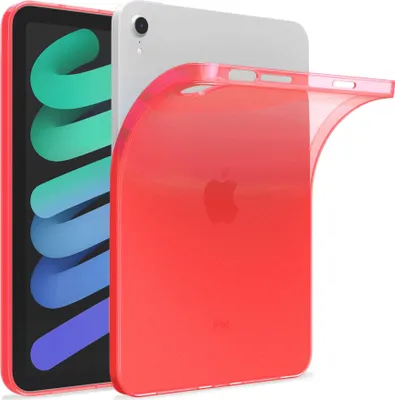 Produktbild von Hülle Kompatibel mit Apple iPad Air 4 (2020) - Transparent Silikon Cover Case Schutzhülle in Rot