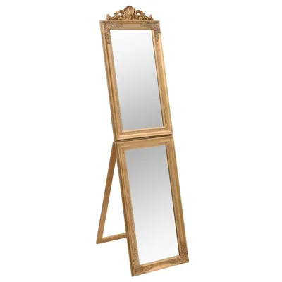 Image de Miroir sur pied vidaXL Golden 40 x 160 cm