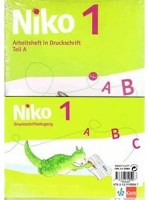 Produktbild von Niko. Arbeitshefte Teil A+B, Schreiblehrgang und Schreibtabelle1. Schuljahr