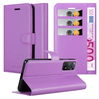 Immagine prodotto di Cadorabo Custodia per Xiaomi RedMi NOTE 11 PRO 4G / 5G Custodia protettiva in viola Custodia per cellulare Custodia Cover Chiusura magnetica