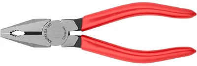 Zdjęcie produktu dla Knipex 03 01 160, Szczypce uniwersalne lineman's, Stal, Plastik, Czerwony, 160 mm, 187 g