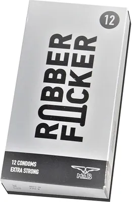 Produktbild von Mister B - RubberFucker 12 Kondome - Extra Stark