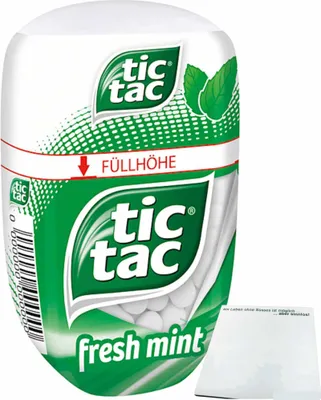 Produktbild von tic tac fresh mint Big-Pack (98g Packung) + usy Block
