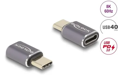 Produktbild von DELOCK USB Adapter 40 Gbps USB Type-C PD 3.0 100 W Stecker