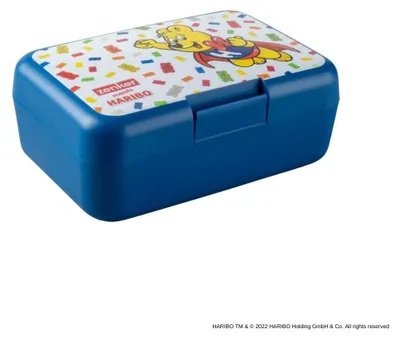 Zdjęcie produktu dla Zenker Haribo lunch box dla dzieci Lunch box do szkoły, przedszkola lub jako pudełko śniadaniowe Pudełko na przekąski z wzorem Haribo