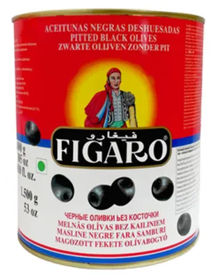 Obrázek produktu pro Černé olivy bez pecek Figaro 3 kg