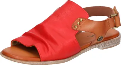 Produktbild von Mustang Damen Sandale Hochfront Nieten Faltendetail Slouchy Optik 1388-808, Größe:40 EU, Farbe:Rot