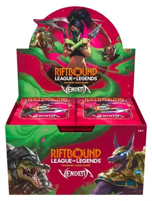 Produktbild von Riftbound Vendetta Display (24 Booster) Englisch