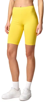 Produktbild von Merry Style Damen Kurze Leggings aus Baumwolle MS10-200 (Gelb, S)