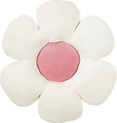 Produktbild von MAGMA Heimtex - Blumenkissen - Minnie - 30 cm - Rund - Elfenbein