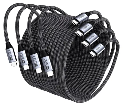 Produktbild von BENFEI USB-Kabel USB C auf USB C Ladekabel 60W [4 Stück 2x1M+2x2M], USB Type C Ladekabel, Schnellladeleistung
