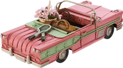 Produktbild von ESPRIT Home Deko-Figuren Set Vintage Auto aus Metall, 3 Stück, 26x11x9 cm