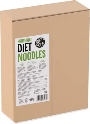 Zdjęcie produktu dla MAKARON (KONJAC) BEZGLUTENOWY 1 kg - DIET-FOOD