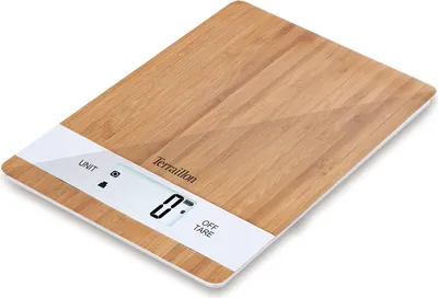 Produktbild von Küchenwaage Bamboo wiederaufladbar, 5 kg