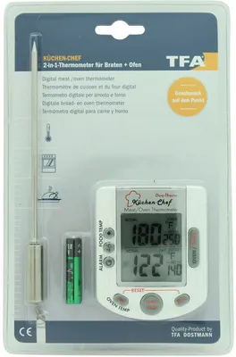 Immagine prodotto di Tfa Küchen-Chef 5.10cm (2") 1 Termometro digitale per arrosto/forno (14.1503)