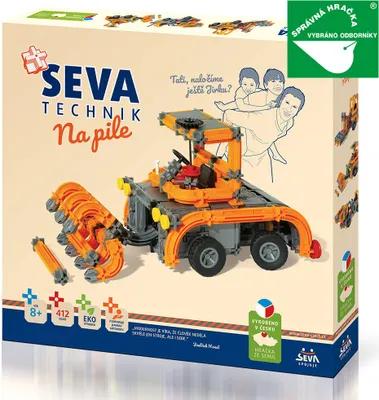 Immagine prodotto di Set di costruzioni SEVA TECHNIK Sulla sega 412 pezzi in scatola 36x34x5cm