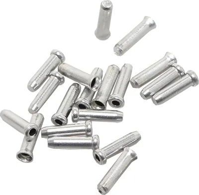 Produktbild von 20 Stück Aluminium - Quetschhülsen (Endkappen) für Bremszug und Schaltzug