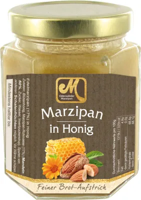 Productafbeelding van Odenwälder marzipaan met honing, een heerlijke spread voor op brood, 220g