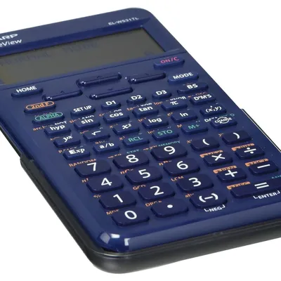 Immagine prodotto di Sharp Calcolatrice Scientifica EL-W531TL Blu 420 Funzioni Display LCD 4 Righe