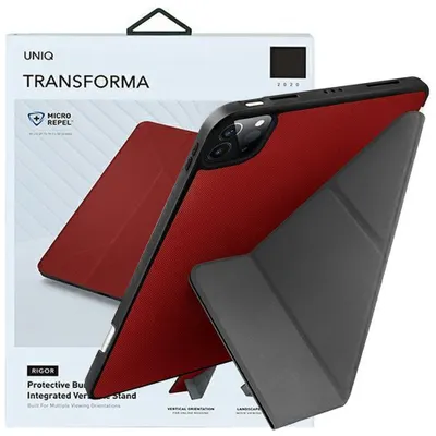 Zdjęcie produktu dla Uniq Etui Transforma Ipad Pro 11" (2021) Antimicrobial Czerwony/Coral Red