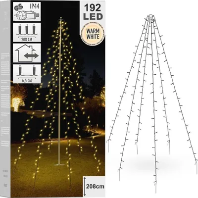 Obrázok produktu pre Šesť vzájomne prepojených svetelných slučiek so 192 LED svetlami