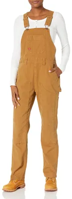 Obrázek produktu pro Dámské overaly Dickies s dvěma předními kapsami, barva hnědá, velikost S (EU)