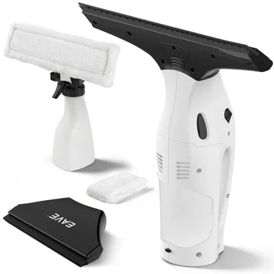 Productafbeelding van Raamzuiger, raamreiniging met 28 cm en 17 cm trekkermessen, 2000 pa elektrische raamreiniger