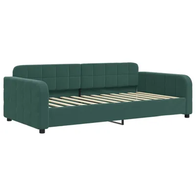 Immagine prodotto di vidaXL Letto da giorno verde scuro 90x200 cm in velluto
