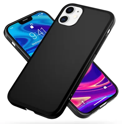 Immagine prodotto di NALIA Custodia rigida per iPhone 12 mini, Custodia sottile per telefono cellulare Custodia protettiva Borsa Shell Nero