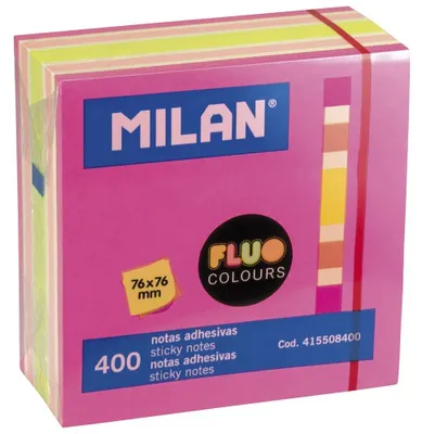 Produktbild von Milan 415508400, Quadratisch, Koralle, Pink, Gelb, 76 mm, 76 mm, 35 mm, 170 g