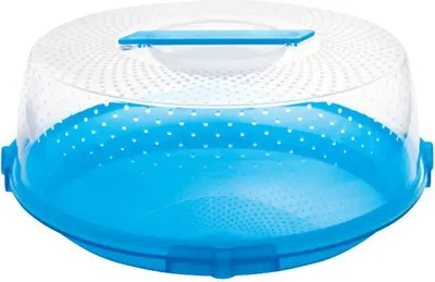 Image de Cosmoplast 23156 boîte de rangement pour gâteau Rond Plastique Transparent