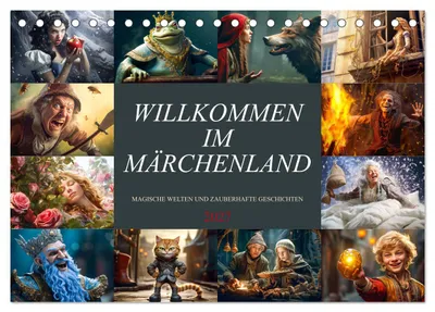 Produktbild von Willkommen im Märchenland (Tischkalender 2027 DIN A5 quer), CALVENDO Monatskalender