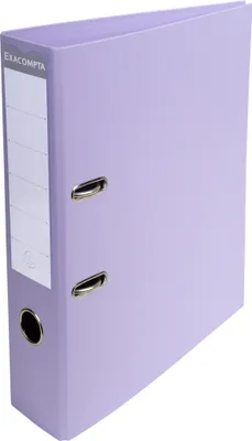 Image de Exacompta 10x Classeur à levier PVC A4 dos de 70mm. Lilas 53707E
