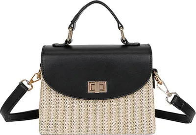 Produktbild von Gallantry, Umhängetasche für Damen im eleganten Zweifarbdesign, Schwarz