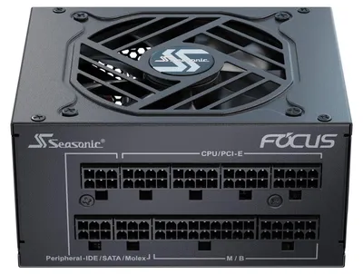 Produktbild von Seasonic FOCUS-SPX-750, 750 W, 100 - 240 V, 50 - 60 Hz, 10 - 5 A, 130 W, 744 W