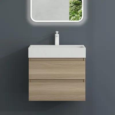 Mai & Mai Badmöbel-Set 90cm - Waschbeckenunterschrank Mit Softclose Schubladen