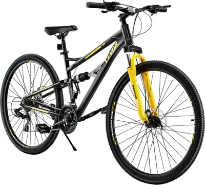 Obrázek produktu pro VEVOR horské kolo MTB kolo (29 palců), 24 rychlostí, dvojité kotoučové brzdy, hliníkový rám, unisex sportovní kolo, off-road snow