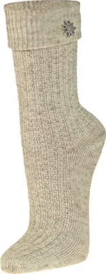 Produktbild von Trachtensocken mit Edelweiß beige 47-50Trachtensocken mit Edelweiß für Damen und Herren