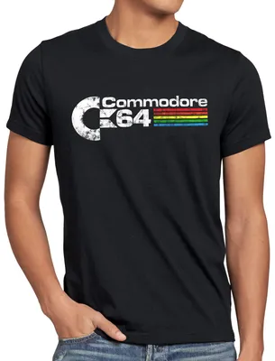 Produktbild von A.N.T. C64 Retro Herren T-Shirt basic heimcomputer logo