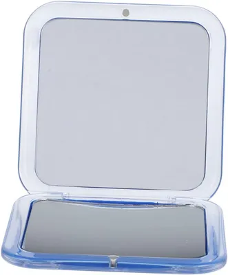 Obrázek produktu pro Přenosné, skládací kosmetické zrcátko, kompaktní ruční zrcátko pro rychlé úpravy, vhodné na cesty, elegantní a minimalistický design