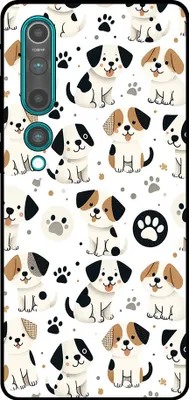 Image de Étui pour téléphone Smartphonica
  Convient à Xiaomi Mi 10 / 10 Pro avec impression de chien - Coque arrière en TPU
  design chien