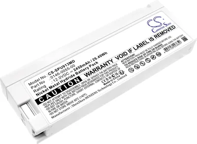 Image de TECHTEK Batterie compatible avec [Spacelabs] 90367, 91369, Ultraview 1050, Ultraview 2400, Ultraview SL remplace 146-0055-00, pour 146-0055-003