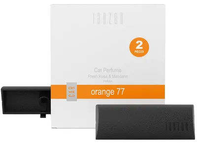Imagen del producto de JANZEN - Ambientador para coche, aroma a naranja, pack de 2 unidades - 77