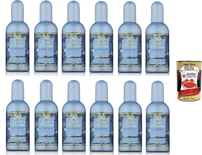 Produktbild von Tesori D'oriente Thalasso Therapy 100ml, Meeresduft, Noten von Bergamotte, Lavendel, Patchouli und weißem Moschus 12x100ml + Italian Gourmet polpa 400gr