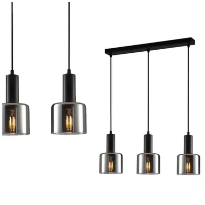 Immagine prodotto di Italux Santia lampadario moderno nero PND-65342-3-BK+SG