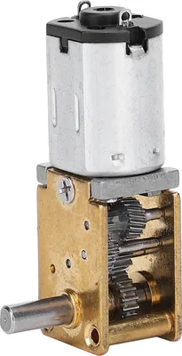 Image de Mini-moteur à engrenages, micro-engrenage à vis sans fin, réducteur, moteurs à courant continu à balais, appareils électroniques 1218GEN20 (DC6V 70RPM)