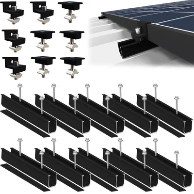 Productafbeelding van Montageset voor 4 zonnepanelen met verstelbare klemmen