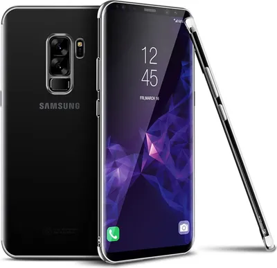 Produktbild von Handy Hülle Schutz Case für Samsung Galaxy S9 Plus Durchsichtig Transparent Silber