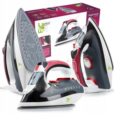 Produktbild von Lafe-Dampfbügeleisen, 2200 W, 9 Funktionen, Keramiksohle, automatische Abschaltung