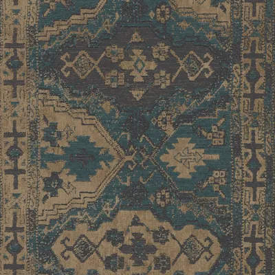 Produktbild von Livingwalls orientalische Tapete Metropolitan Stories Said Marrakesch Vliestapete blau braun 10,05 m x 0,53 m